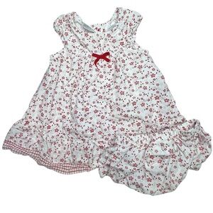 Koala Kids Vintage Baby Girls Dress & Diaper Cover - Size 12 Months